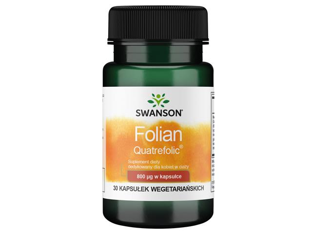 Folian Quatrefolic 800 mcg interakcje ulotka kapsułki  30 kaps.