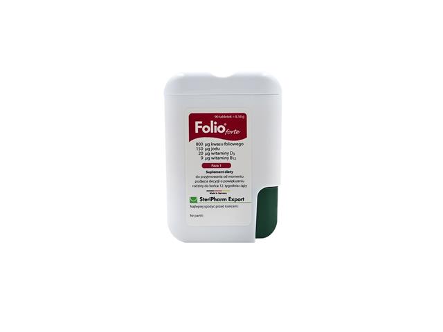 Folio Forte interakcje ulotka tabletki - 90 tabl.