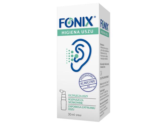 Fonix Higiena Uszu Compositum interakcje ulotka aerozol  30 ml