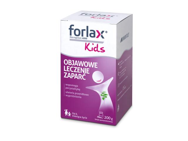 Forlax Kids interakcje ulotka proszek do sporządzania roztworu doustnego  200 g (słoik)