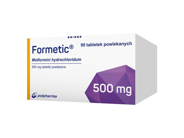 Formetic interakcje ulotka tabletki powlekane 500 mg 