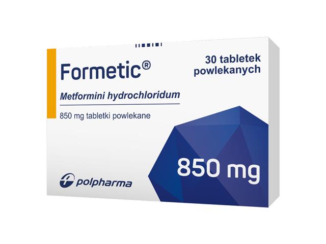 Formetic interakcje ulotka tabletki powlekane 850 mg 