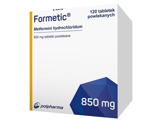 Formetic interakcje ulotka tabletki powlekane 850 mg 