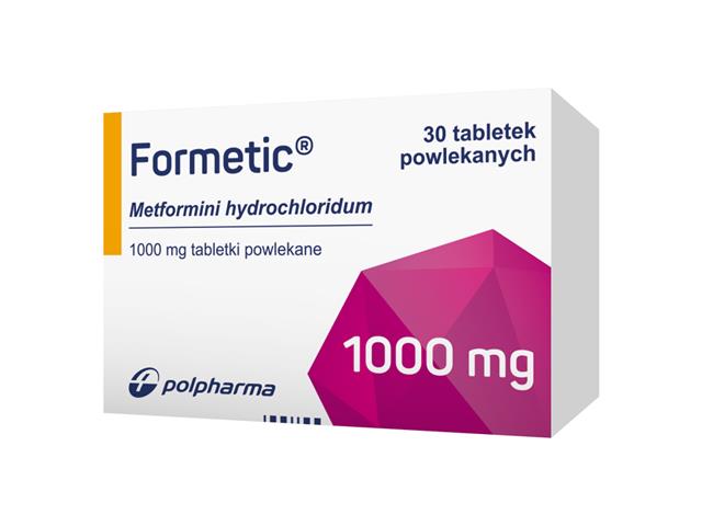 Formetic interakcje ulotka tabletki powlekane 1 g 