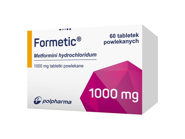 Formetic interakcje ulotka tabletki powlekane 1 g 