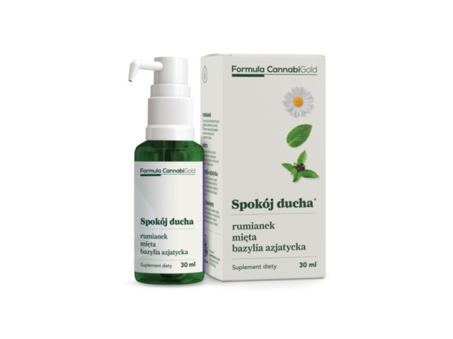 Formula CannabiGold Spokój ducha interakcje ulotka olej - 30 ml