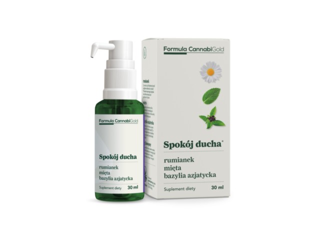 Formula CannabiGold Spokój ducha interakcje ulotka olej  30 ml