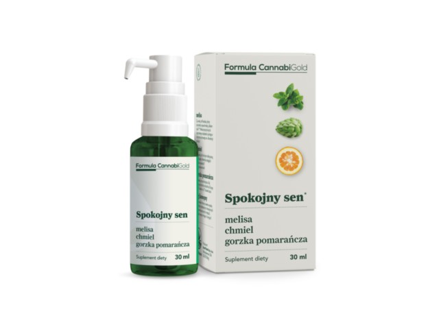 Formula Cannabigold Spokojny Sen interakcje ulotka olej  30 ml