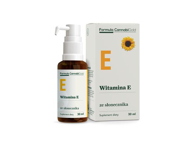 Formula CannabiGold Witamina E interakcje ulotka olej  30 ml