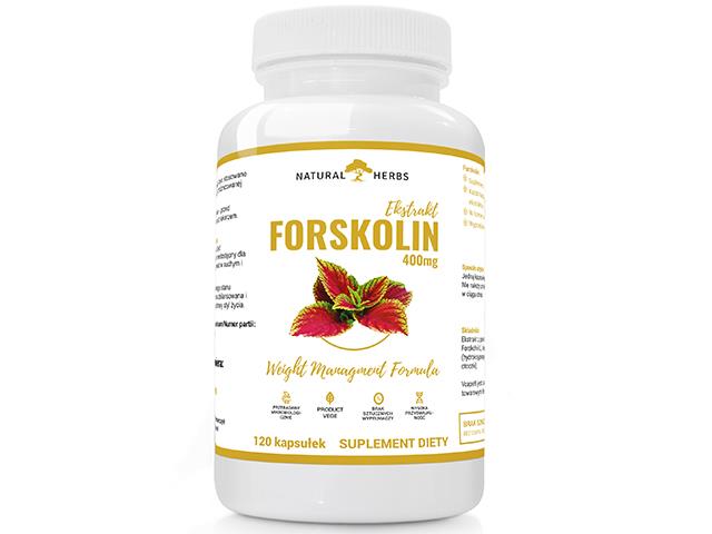 Forskolin 400 mg interakcje ulotka kapsułki - 120 kaps.