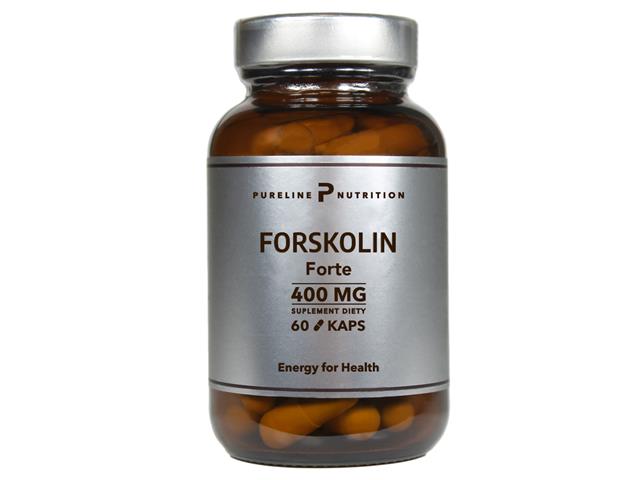 Forskolin Forte 400 mg Pureline Nutrition interakcje ulotka kapsułki - 60 kaps.