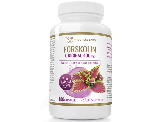 Forskolin Original 400mg interakcje ulotka kapsułki  180 kaps.