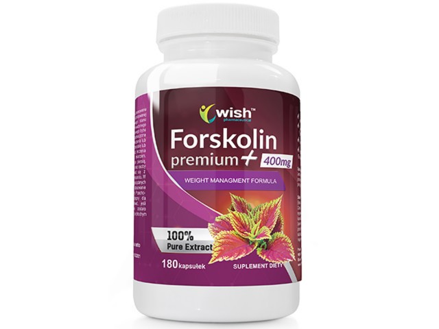 Forskolin Premium 400mg interakcje ulotka kapsułki - 180 kaps.