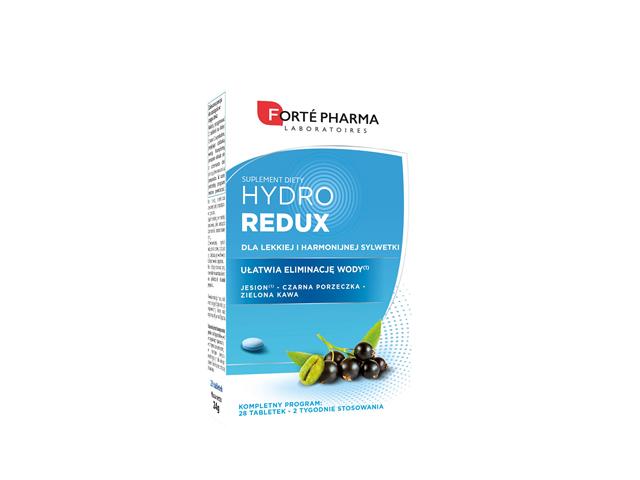 Forte Pharma Hydroredux interakcje ulotka tabletki  28 tabl.