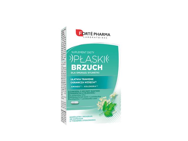 Forte Pharma Płaski Brzuch interakcje ulotka kapsułki - 28 kaps.