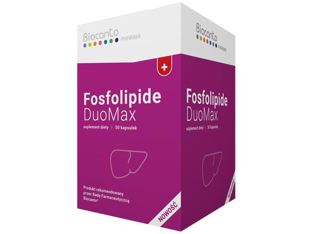 Fosfolipide Duo Max interakcje ulotka kapsułki  50 kaps.