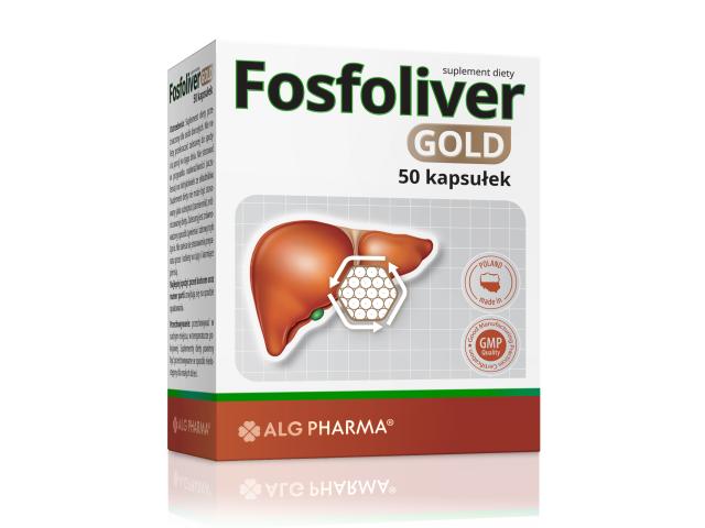 Fosfoliver Gold interakcje ulotka kapsułki - 50 kaps.