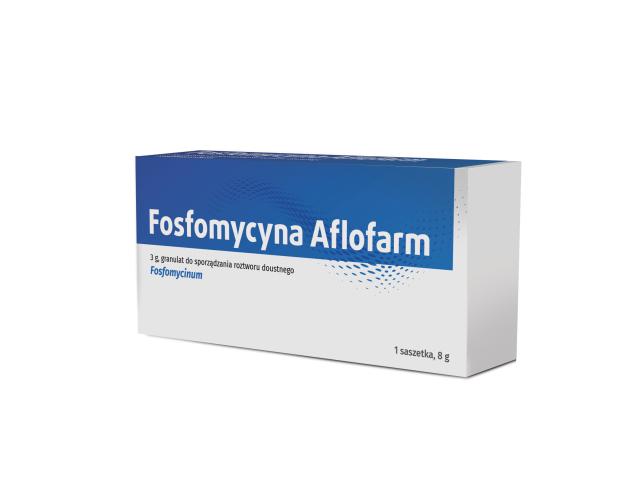 Fosfomycyna Aflofarm interakcje ulotka granulat do sporządzania roztworu doustnego 3 g 1 sasz. po 8 g