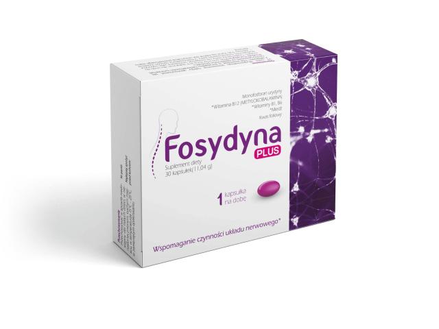 Fosydyna Plus interakcje ulotka kapsułki  30 kaps.