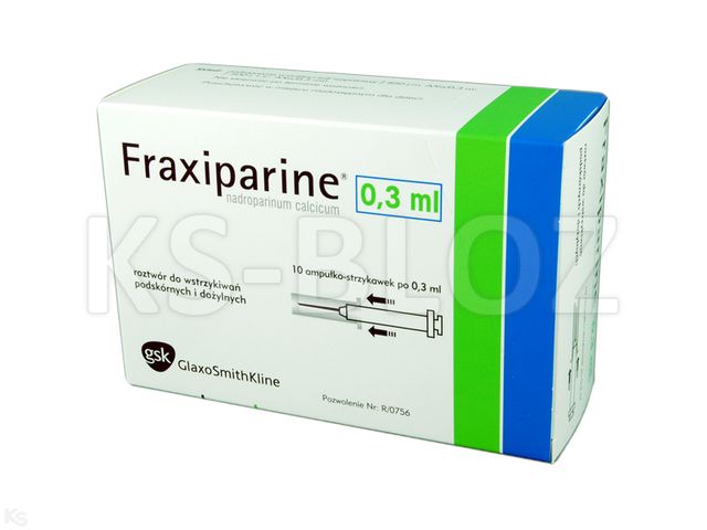 Fraxiparine interakcje ulotka roztwór do wstrzykiwań 2 850 j.m./0,3ml 