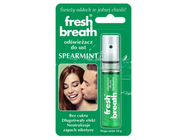 Fresh Breath Odświeżacz do ust spearmint interakcje ulotka spray  10 g