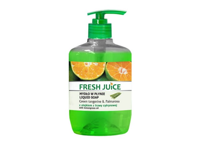 Fresh Juice Mydło w płynie green tangerine, palmarosa interakcje ulotka mydło płynne  460 ml