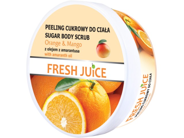 Fresh Juice Peeling cukrowy do ciała orange, mango interakcje ulotka peeling  225 ml