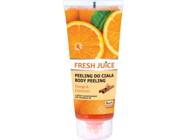 Fresh Juice Peeling do ciała orange, cinnamon interakcje ulotka   200 ml
