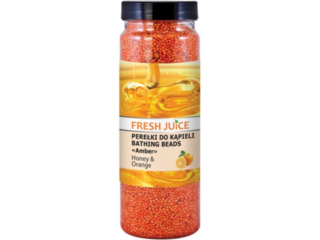 Fresh Juice Perełki do kąpieli amber honey, orange interakcje ulotka   450 g