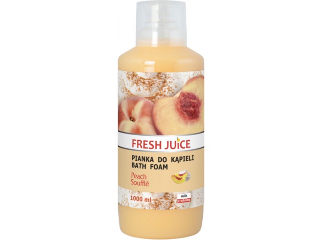 Fresh Juice Pianka do kąpieli peach souffle interakcje ulotka pianka  1 l