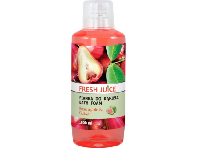 Fresh Juice Pianka do kąpieli rose apple, guava interakcje ulotka   1 l