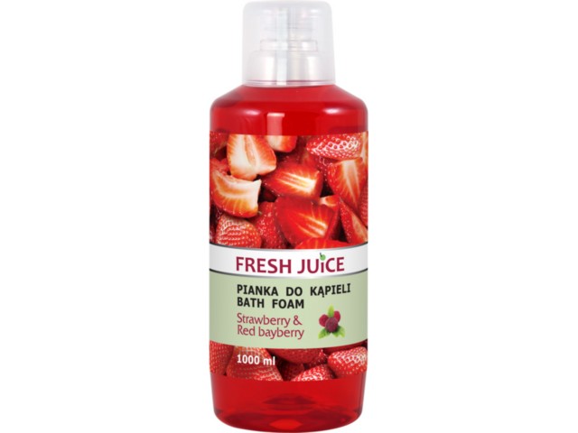 Fresh Juice Pianka do kąpieli strawberry, red bayberry interakcje ulotka pianka  1 l