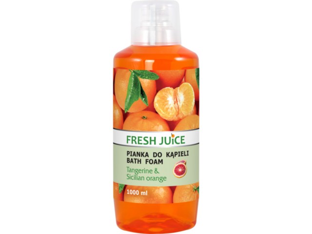 Fresh Juice Pianka do kąpieli tangerine, sicilian orange interakcje ulotka   1 l