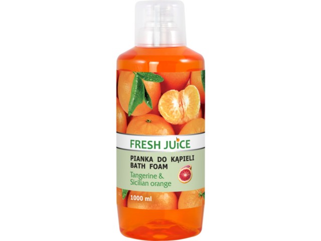 Fresh Juice Pianka do kąpieli tangerine, sicilian orange interakcje ulotka pianka  1 l