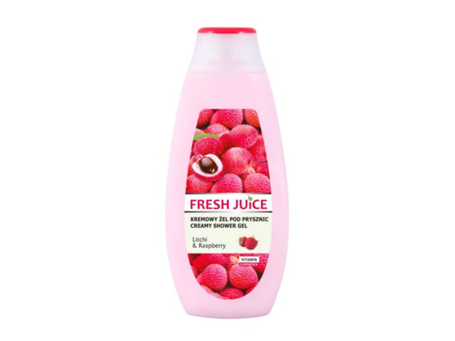 Fresh Juice Żel pod prysznic kremowy litchi, raspberry interakcje ulotka żel  400 ml