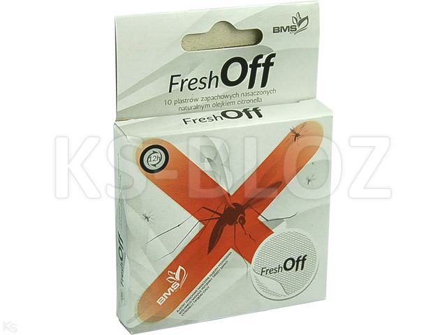 FRESH OFF interakcje ulotka plaster 10 szt.