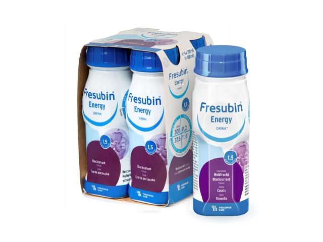 Fresubin Energy Drink o smaku czarnej porzeczki interakcje ulotka płyn doustny  4 but. po 200 ml
