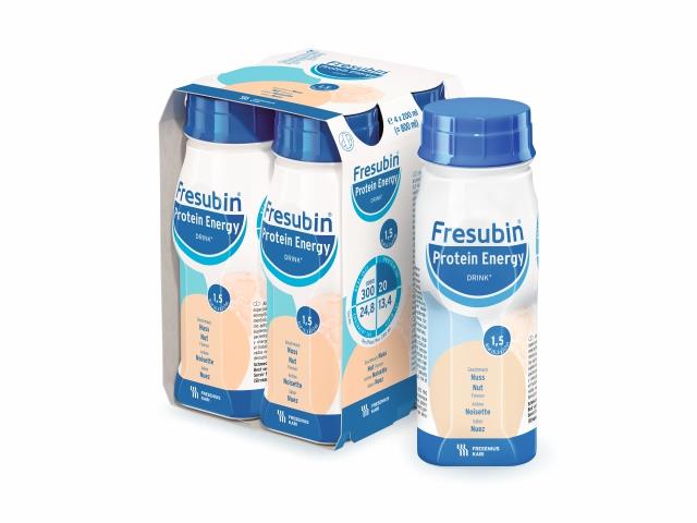 Fresubin Protein Energy Drink o smaku orzechowym interakcje ulotka płyn doustny - 4 but. po 200 ml