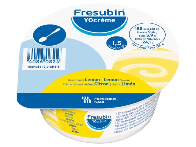 Fresubin Yocreme o smaku cytrynowym interakcje ulotka płyn doustny - 4 szt. po 125 g