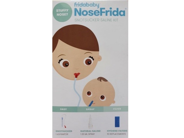 FRIDABABY NoseFrida Saline kit interakcje ulotka zestaw  1 zest.