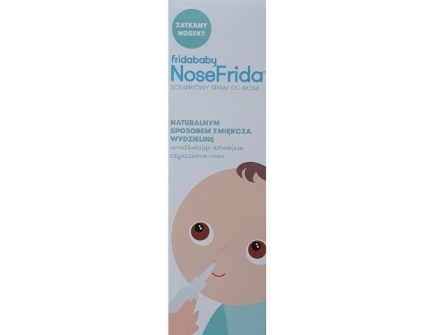 FRIDABABY NoseFrida Solankowy spray do nosa interakcje ulotka spray do nosa - 20 ml (+ rozpylacz)