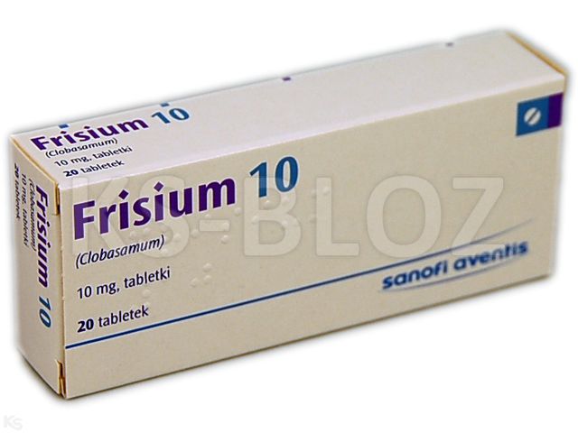 Frisium 10 interakcje ulotka tabletki 10 mg 20 tabl.