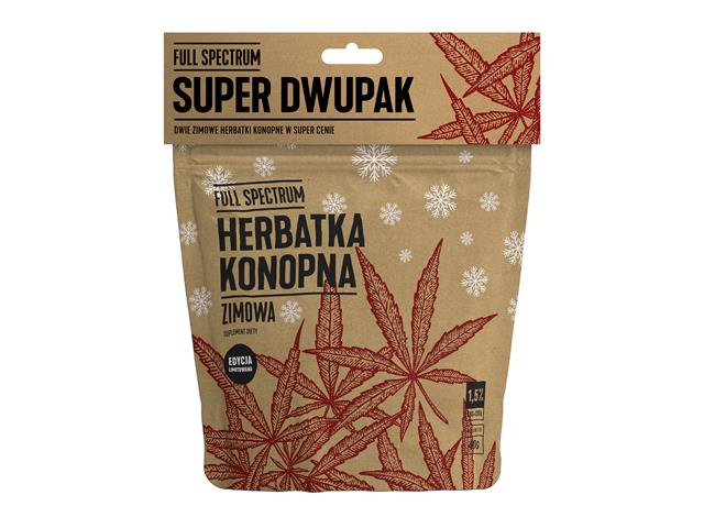 Full Spectrum Herbatka zimowa konopna super dwupak interakcje ulotka   2 op. po 40 g