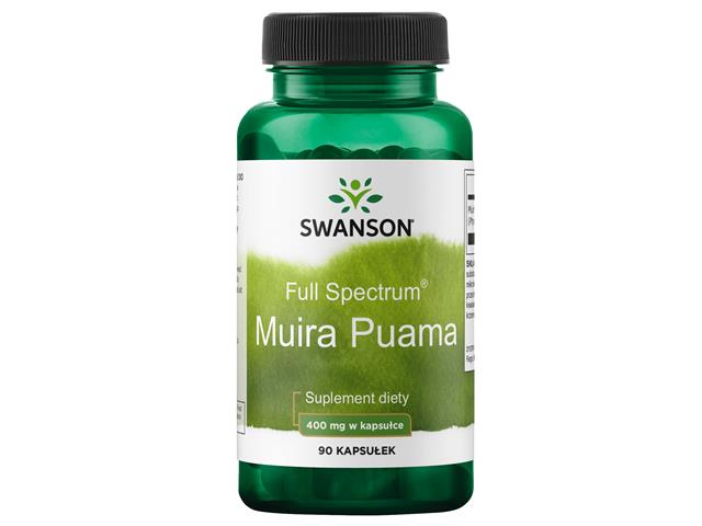 Full Spectrum Muira Puama interakcje ulotka kapsułki 400 mg 90 kaps.