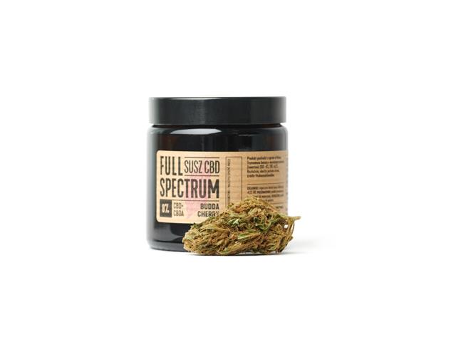 FULL SPECTRUM Susz CBD Budda Cherry 8% interakcje ulotka susz - 5 g (słoik)