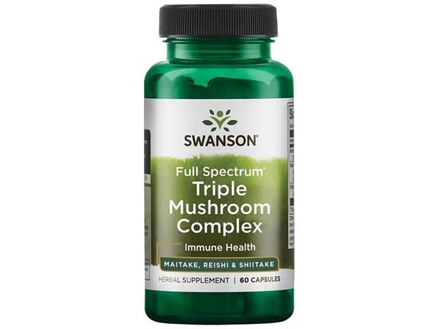 Full Spectrum Triple Mushroom Complex interakcje ulotka kapsułki 500 mg 60 kaps.