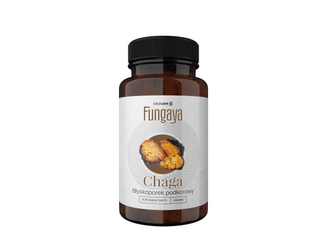 Fungaya Chaga interakcje ulotka kapsułki twarde - 60 kaps.