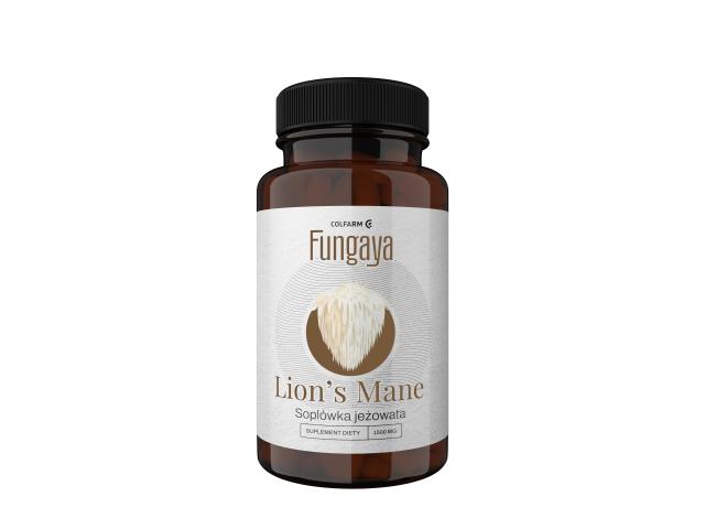 Fungaya Lion's Mane interakcje ulotka kapsułki - 60 kaps.