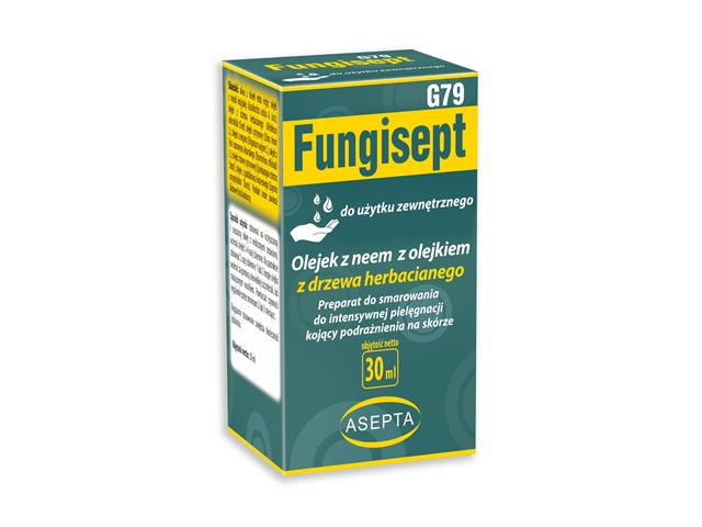 Fungisept G79 interakcje ulotka krople  30 ml