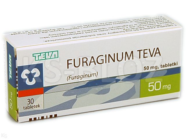 Furaginum Teva interakcje ulotka tabletki 50 mg 30 tabl.